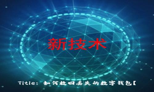 Title: 如何救回丢失的数字钱包？